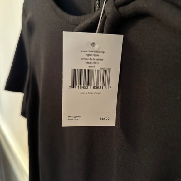Kate Spade Black Bow Top - Picture 3 of 4